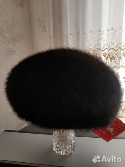 Берет норковый новый