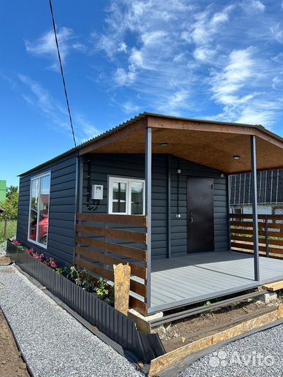 Модульный дом с верандой под ключ