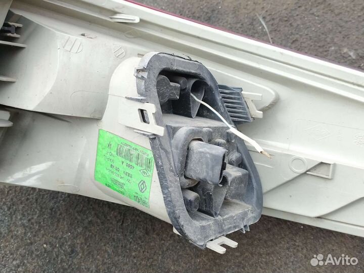 Фонарь левый renault fluence