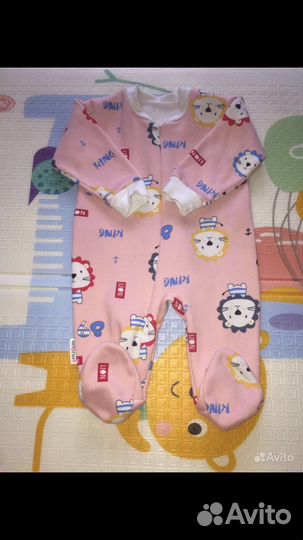 Комбинезоны плюшевые 62-68