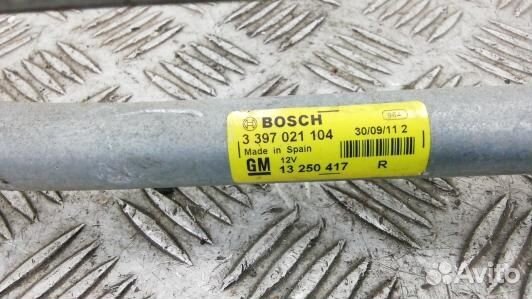 Механизм стеклоочистителя opel meriva B (77U12JR01