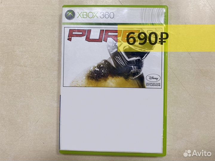 Pure, б/у, множ.царап., английский (Xbox360)