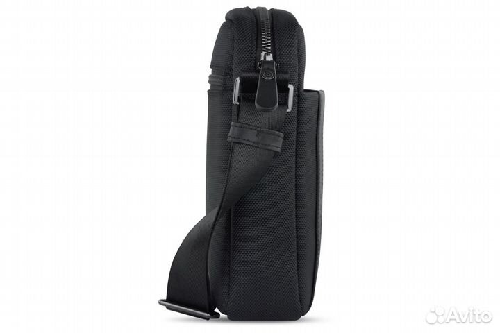 Сумка наплечная мужская bugatti Nero, чёрная, ней