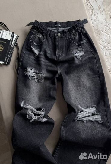 Balenciaga джинсы черные