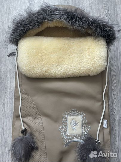 Зимний конверт в коляску