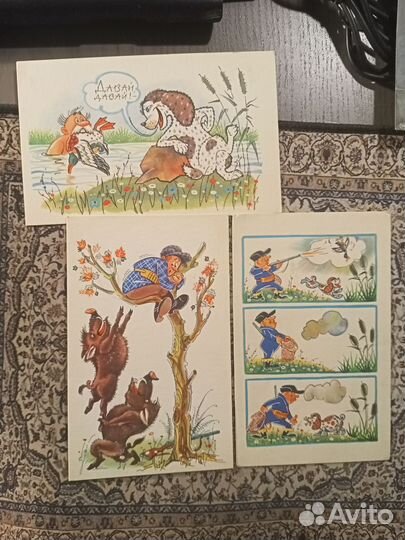 Советский художник А.Орлов А.Шварц 1968 Охота и др