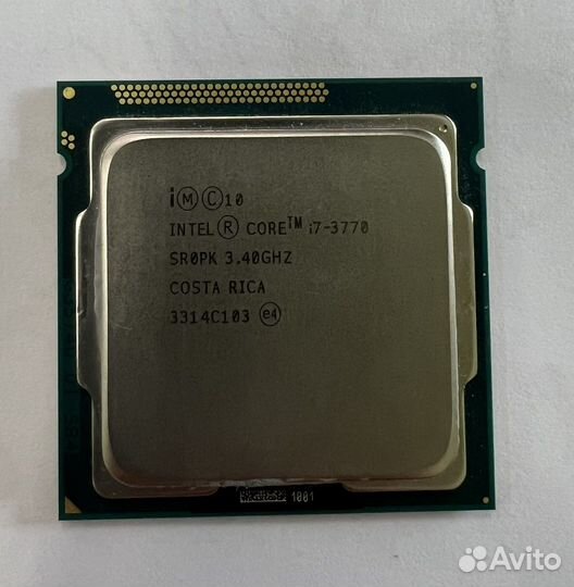 Процессор intel core i7 3770