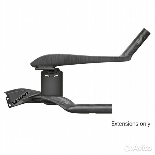 Vision Metron TFE WA Pro Carbon Aerobar Extensions