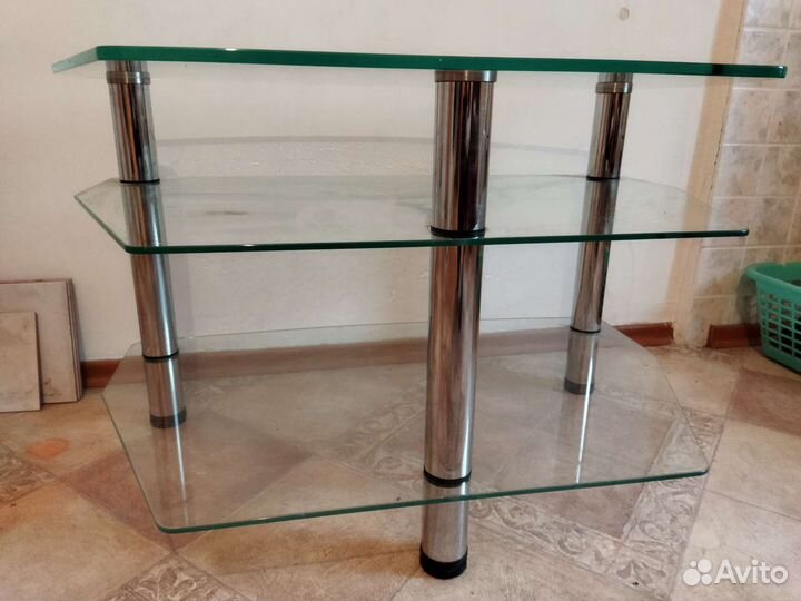 Стеклянная тумба