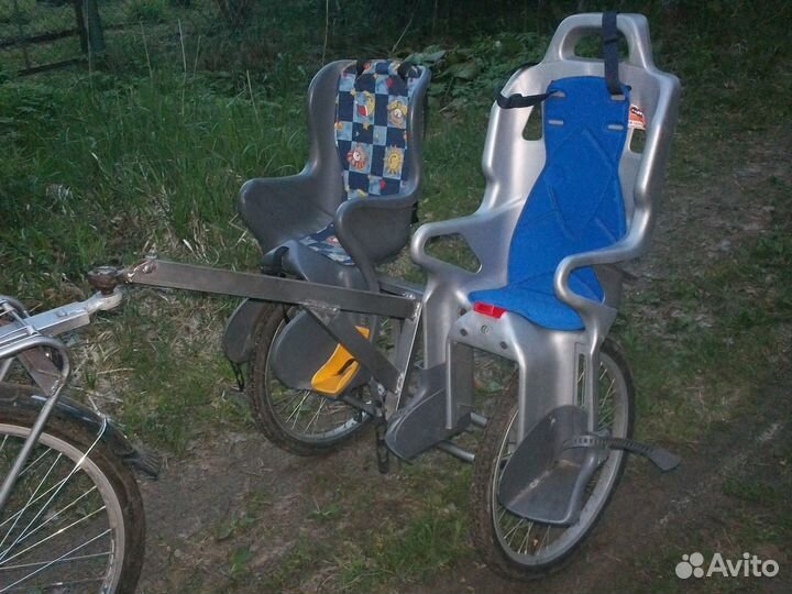 Прицеп к велосипеду для перевозки детей