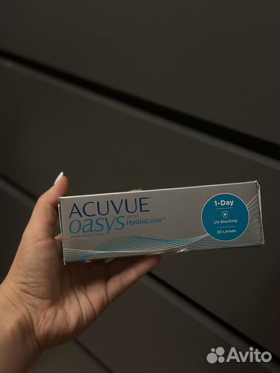 Линзы acuvue oasys -5.75 1-day with hydraluxe