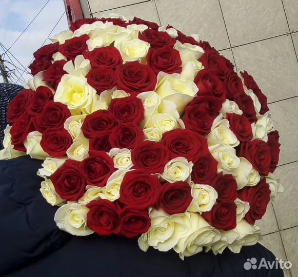 Букет из 101 Розы Доставка 24/7