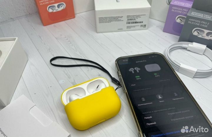 Airpods Pro 2 Premium на гарантии + Чехол на выбор
