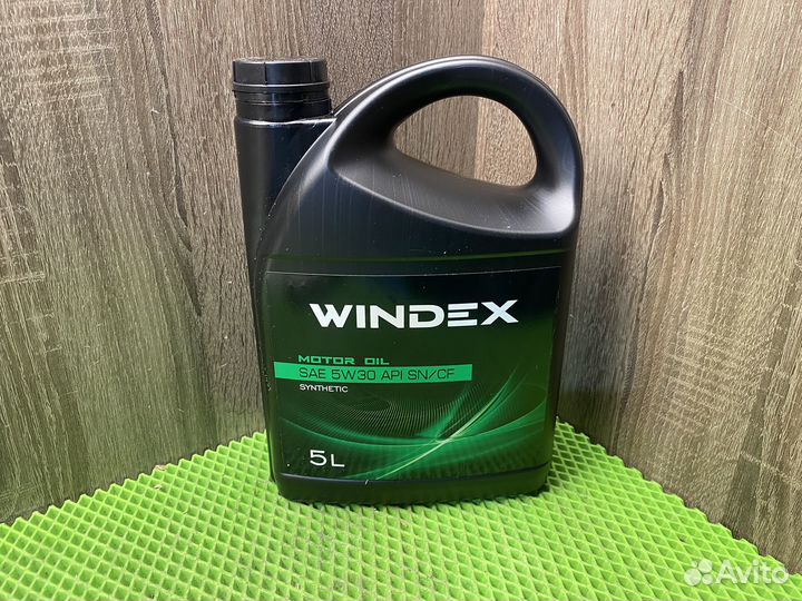 Моторное масло windex SAE 5W30 API SN/CF 5л