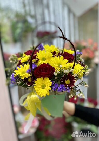 Цветы, Букеты, роза, хризантема, доставка