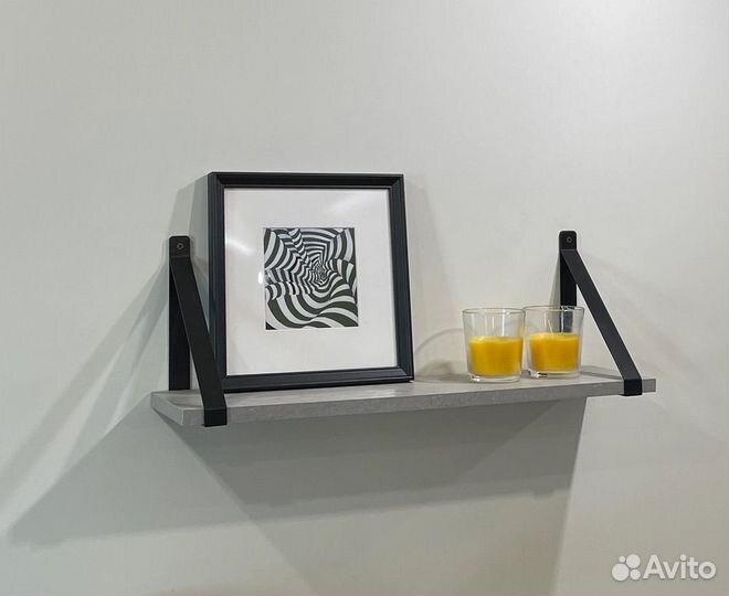 Настенная полка лофт