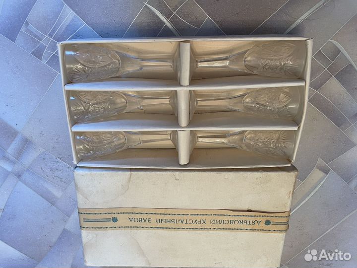 Хрустальные рюмки СССР