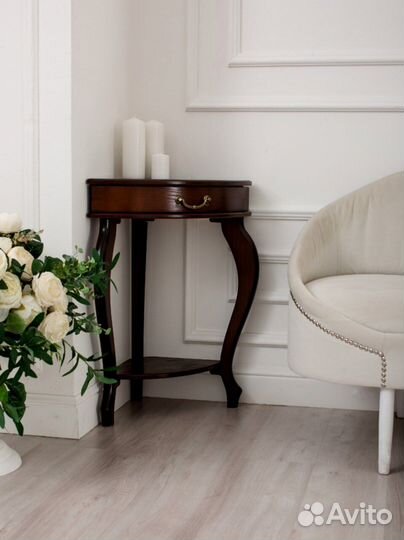 Консоль Угловая Элегант орех арт39582