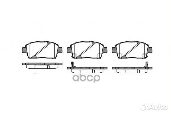 740 02 D2183M-01751 002B-SX колодки дисковые