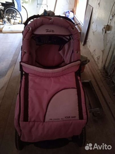 Коляска 2 в 1 бу