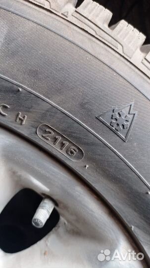 255/55/16 Комплект ориг колес на BMW, зима шипов