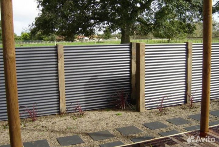 Откатные ворота из металла