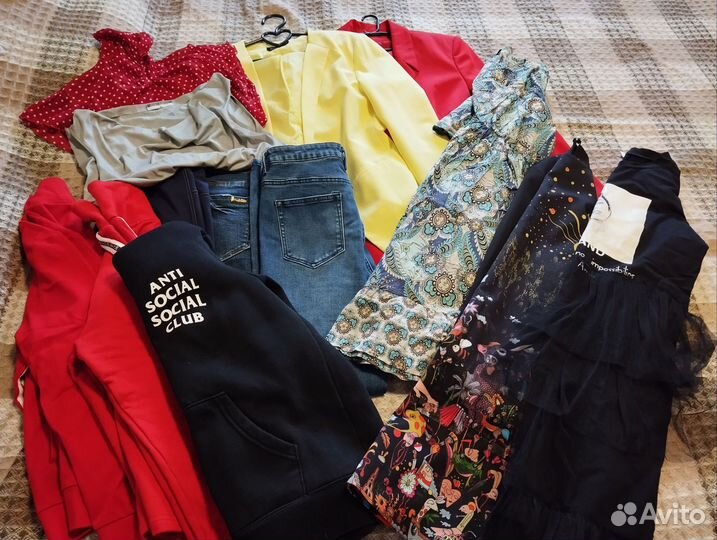 Большой пакет женской одежды 46-48