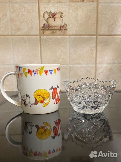 Хрустальная конфетница