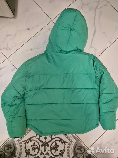 Куртка зелёная осень р.164