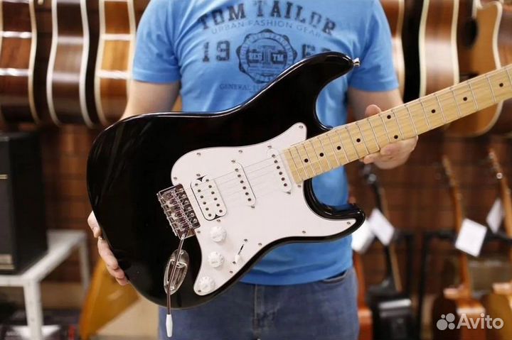 Электрогитара Fabio ST200 BK Черная Новая