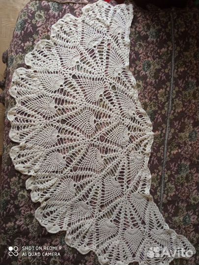 Шаль вязаная крючком