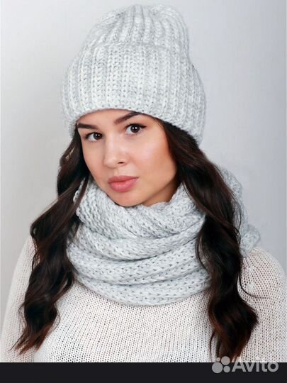 Комплект шапка и шарф