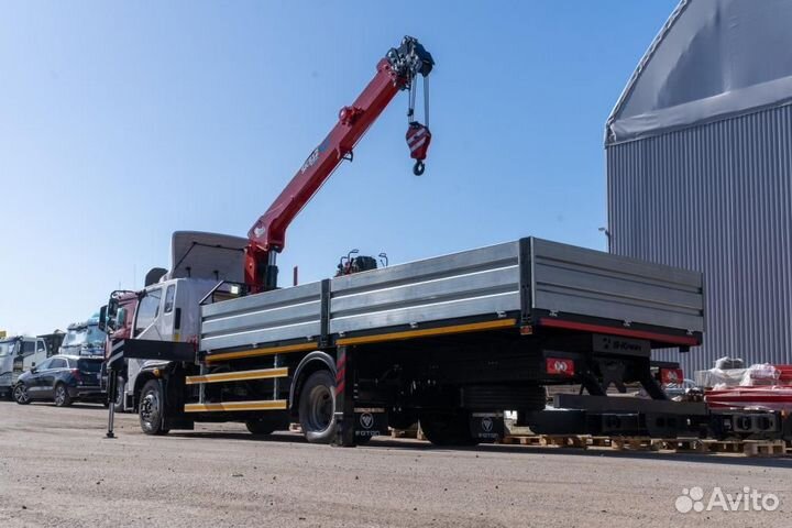 Аренда и услуги манипулятора, стрела 6.5 т, 14 м, борт 4.8 т, 6 м