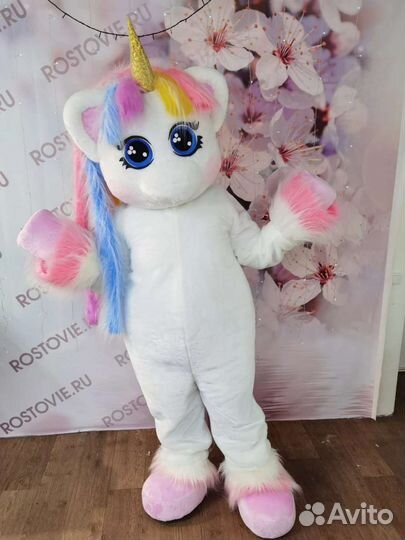 Поздравление Тедди Единорожка ростовая кукла