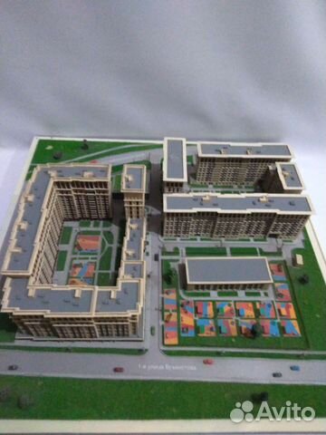 Макет домов ул.Бухвостова Москва