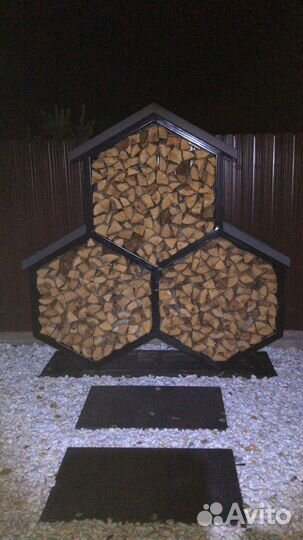 Дровница лофт