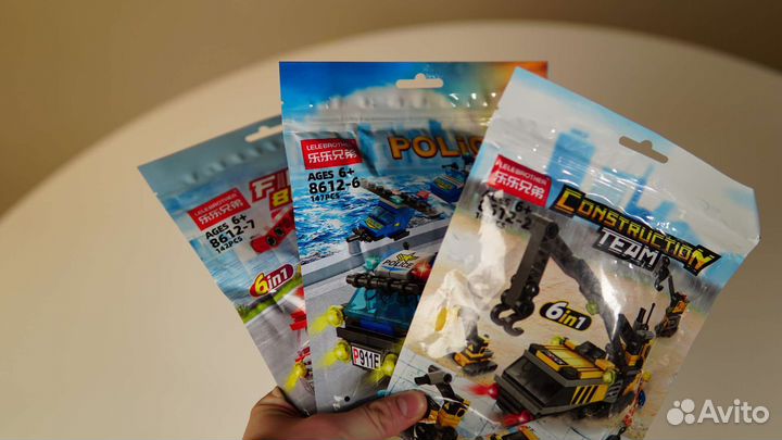 Наборы лего 6 в 1