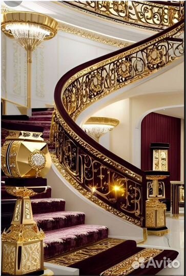 Кованые перила для лестниц