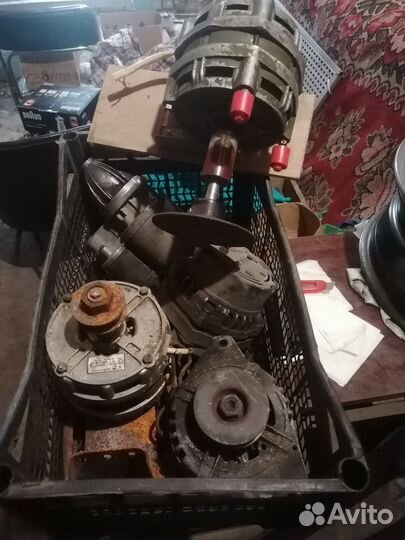 Моторы, стартер, генератор. 5 штук