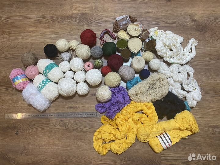 Пряжа нитки для вязания пакетом