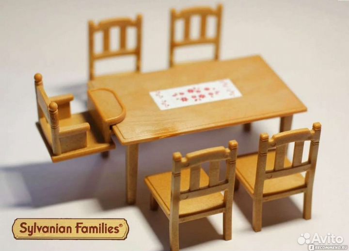 Sylvanian Families сильвания стол стулья новые