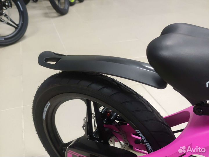 Велосипед 16 Maxiscoo Cosmic Делюкс розовый мат