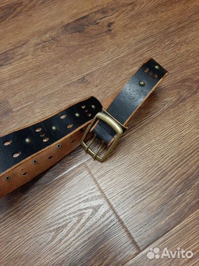 Ремень новый. Кожа. длина 90см