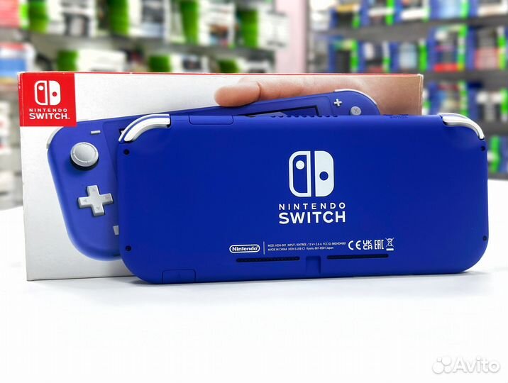 Nintendo Switch Lite Синий Шитый(32+256Gb) Б\У