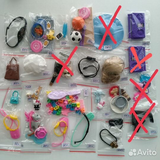 Одежда, обувь, аксы для кукол 1/6