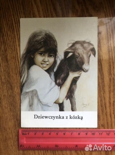 Старая открытка Польша