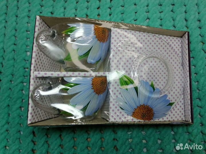 Новый Набор подарочный Дуэт (кружки,блюдца)