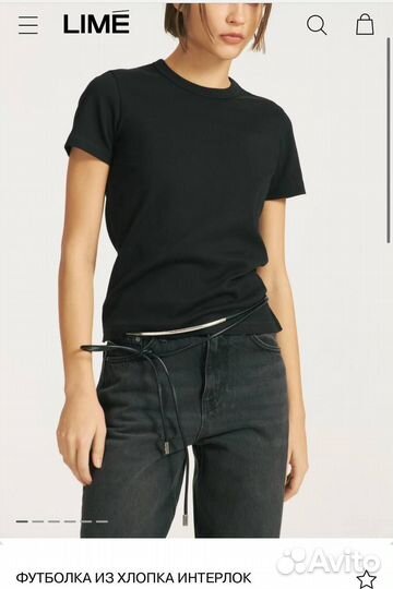 Футболка из хлопка Lime лайм