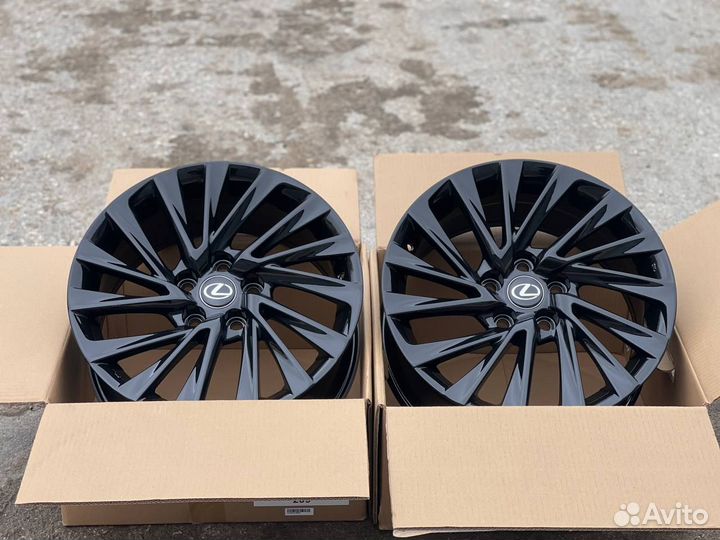 Диски r17 5x114.3 F Sport LexusToyota черный гляне