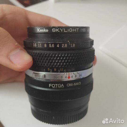 Объектив om-system f.zuiko auto-s 50mm 1.8